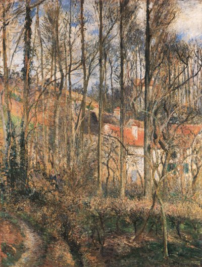 Côtes Saint-Denis bij Pontoise door Camille Jacob Pissarro